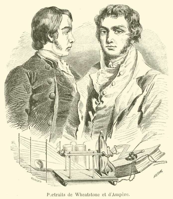 Portraits de Wheatstone et d
