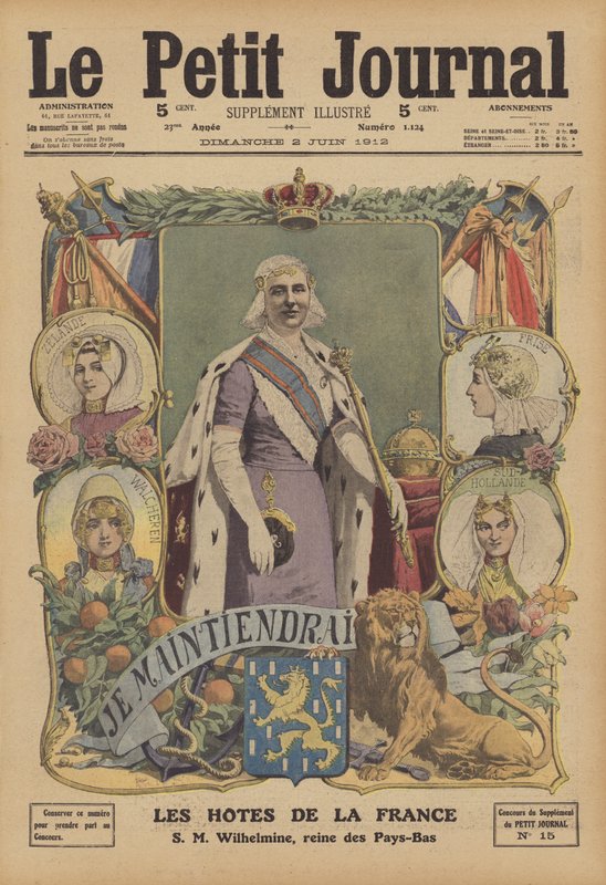 Reine Wilhelmine des Pays-Bas - French School