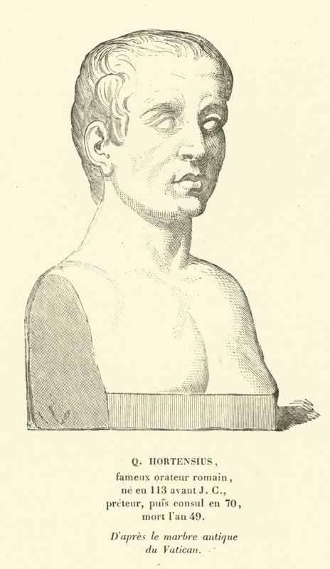 Quintus Hortensius, homme politique et orateur romain - French School