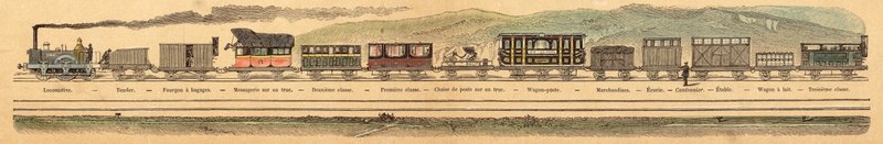 Chemins de fer - French School