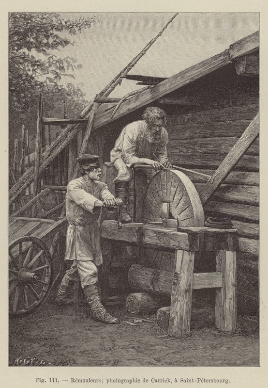 Rémouleurs - French School