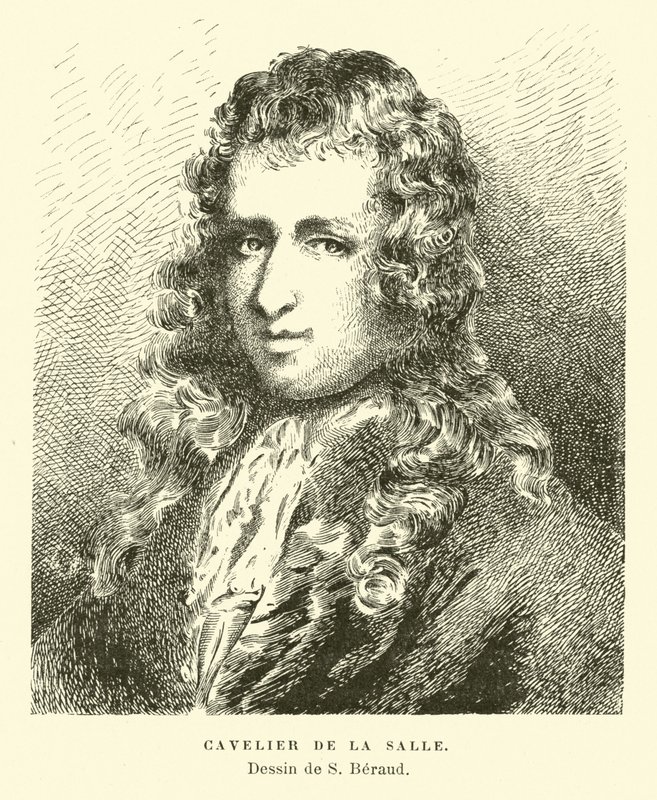 René-Robert Cavalier de La Salle, explorateur français - French School