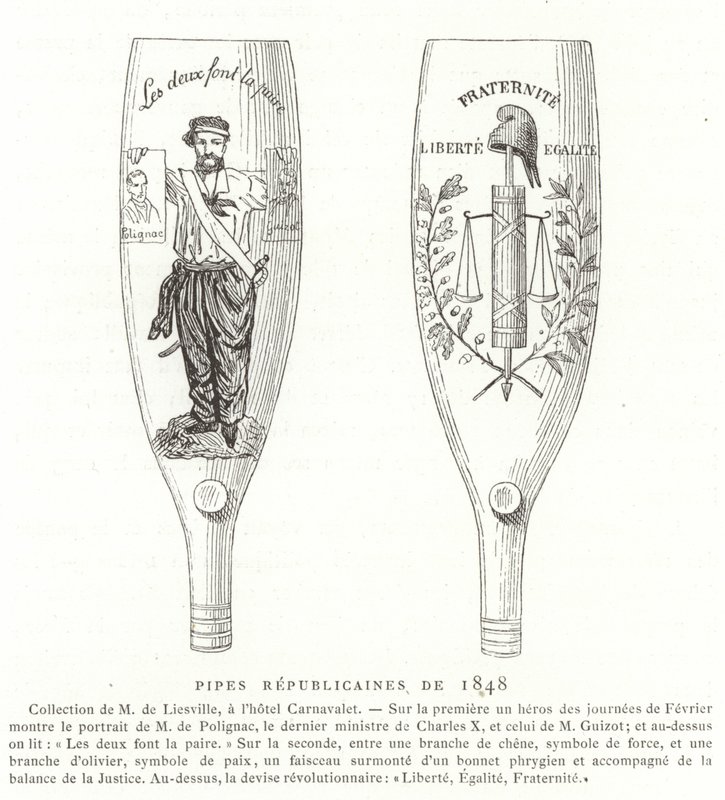 Pipes républicaines, Révolution de 1848, France - French School