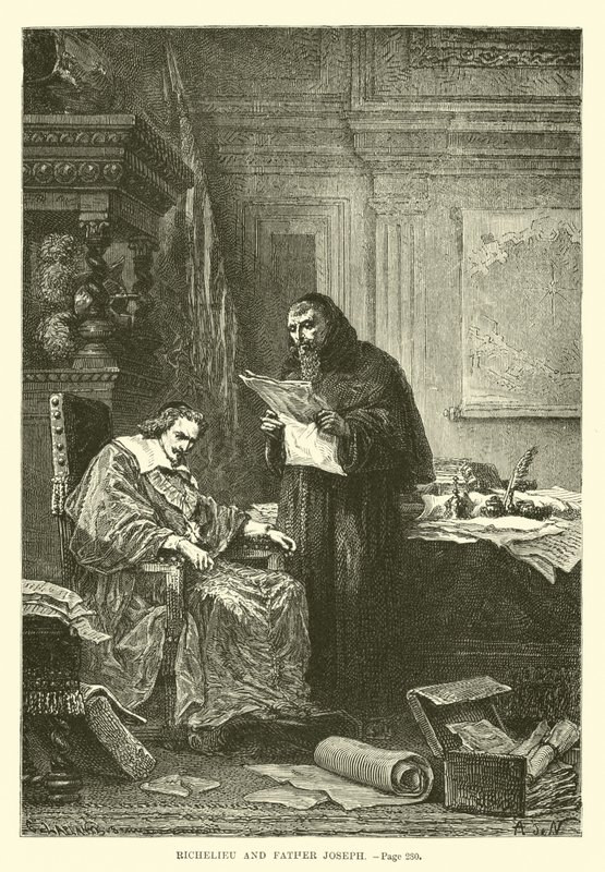 Richelieu et le Père Joseph - French School