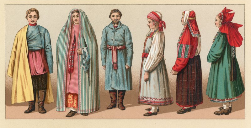 Costume de Russie - French School