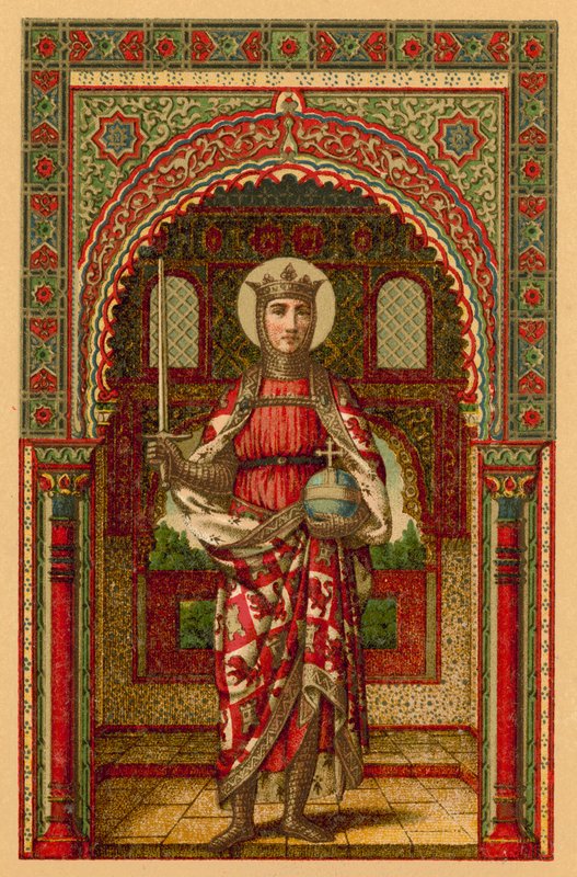 Saint Ferdinand, Roi de Léon et de Castille - French School