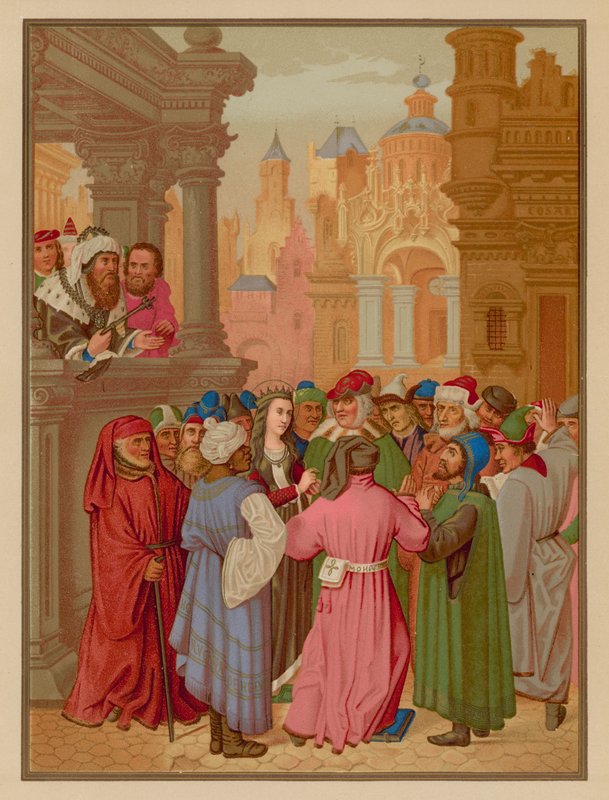 Sainte Catherine entourée des docteurs d