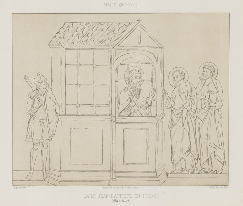 Saint Jean-Baptiste en prison - French School