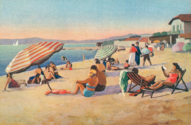 Saint-Tropez : La plage de la bouillabaisse - French School