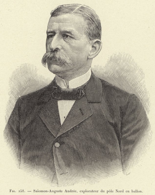 Salomon-Auguste Andrée, explorateur du pôle Nord en ballon - French School