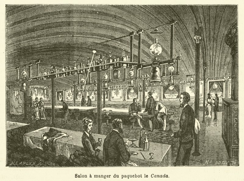 Salon à manger du paquebot le Canada - French School
