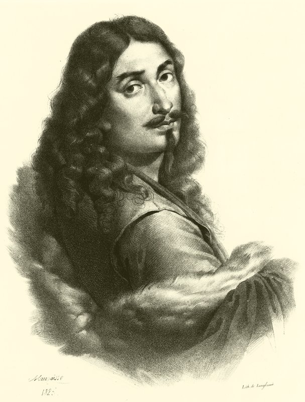 Salvator Rosa, portrait - French School