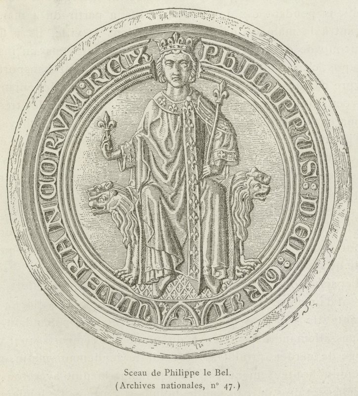 Sceau de Philippe le Bel - French School