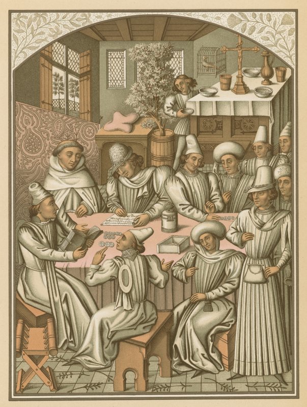 Règlement de comptes par la Confrérie de Charité-Dieu et Notre-Dame de la Récupération de Rouen, 1466 - French School