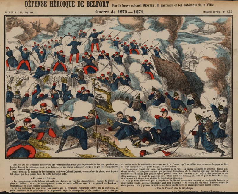 Siège de Belfort, Guerre franco-prussienne, novembre 1870 - février 1871 - French School