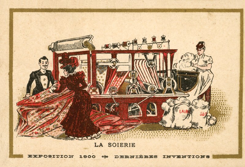 Fabrication de la soie - French School