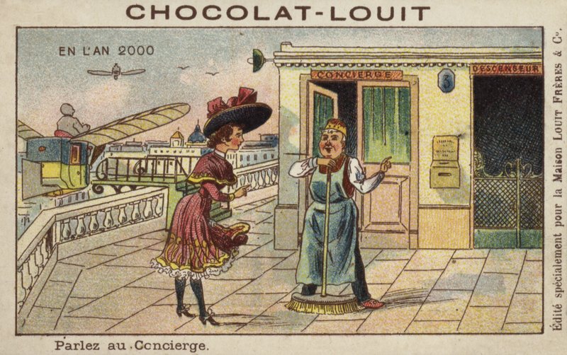 Parler au concierge, année 2000 - French School