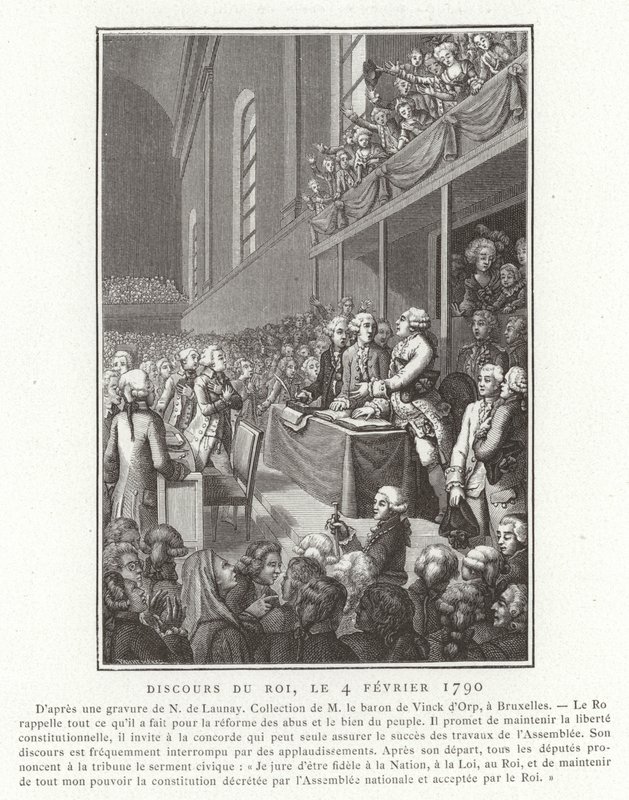 Discours du roi Louis XVI de France à l