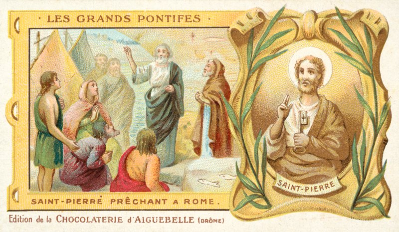 Saint Pierre prêchant à Rome - French School