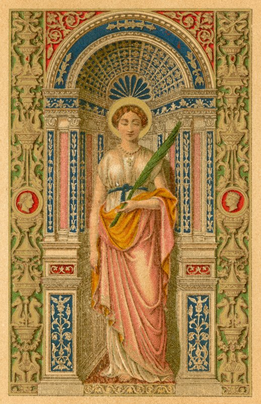 Sainte Agathe, Vierge et Martyre - French School