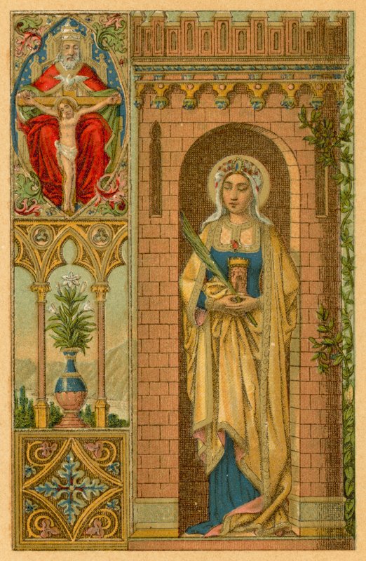 Sainte Barbara - French School