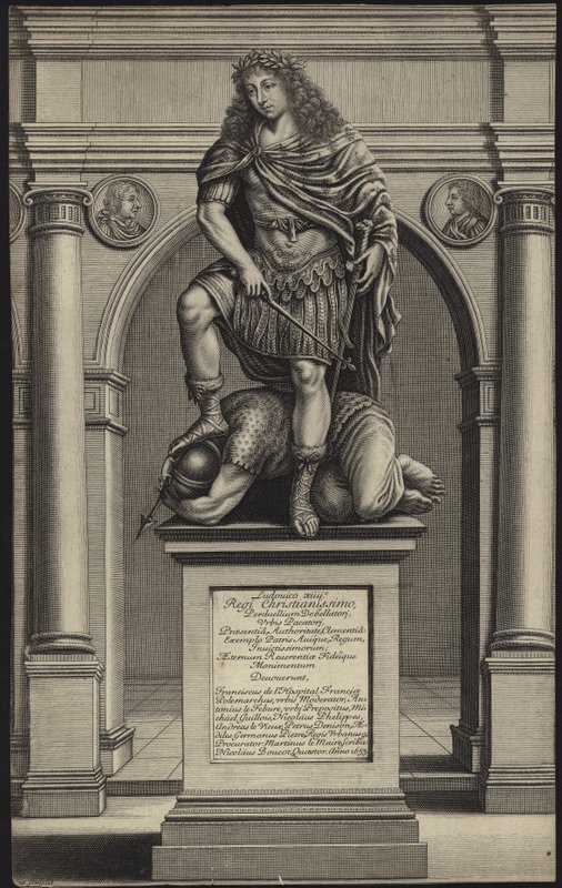 Statue du roi Louis XIII de France - French School