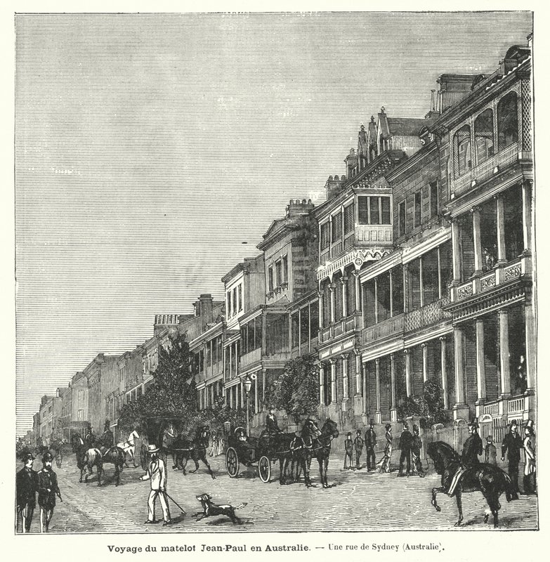 Rue à Sydney, Nouvelle-Galles du Sud, Australie - French School