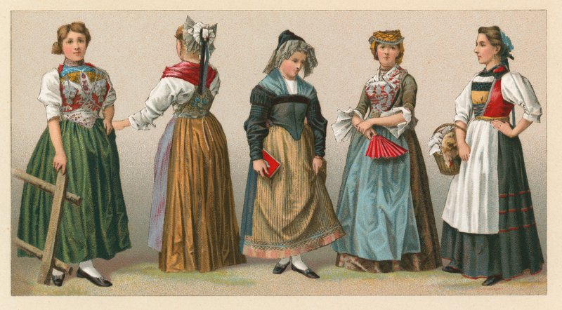 Costume suisse - French School