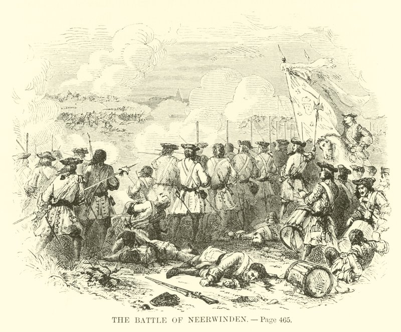La bataille de Neerwinden - French School
