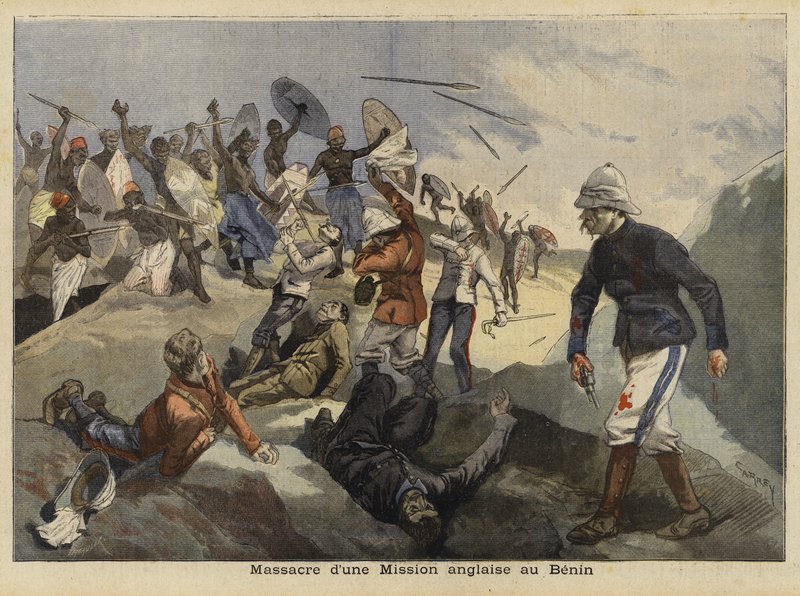 Le massacre de Bénin, 4 janvier 1897 - French School