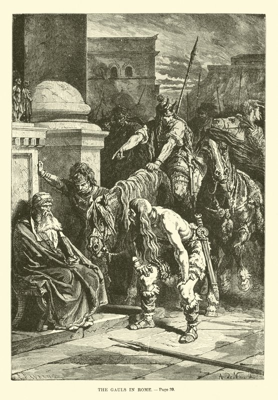Les Gaulois à Rome - French School