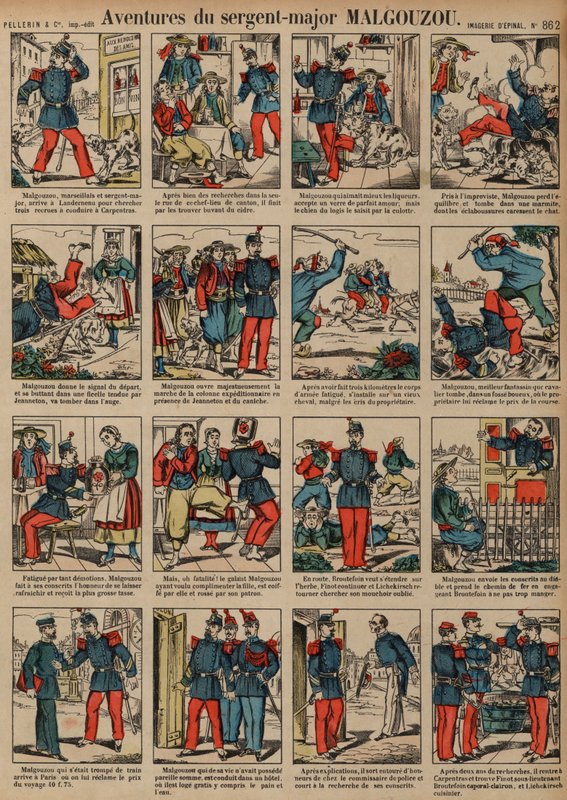 Les aventures du sergent-major Malgouzou - French School
