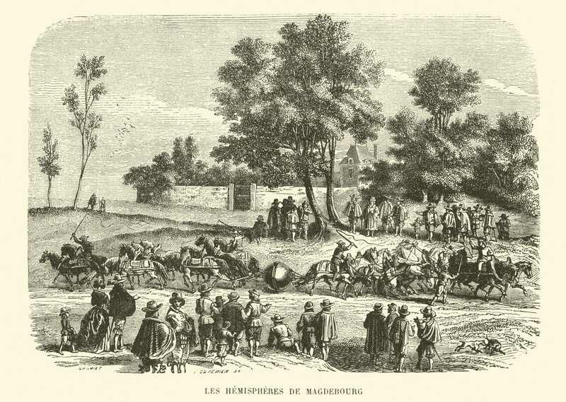 Les hémisphères de Magdebourg - French School