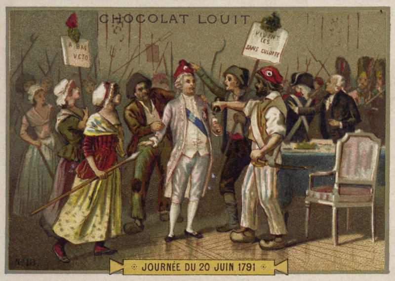 Les sans-culottes envahissent le Palais des Tuileries, Révolution française, 20 juin 1792 - French School
