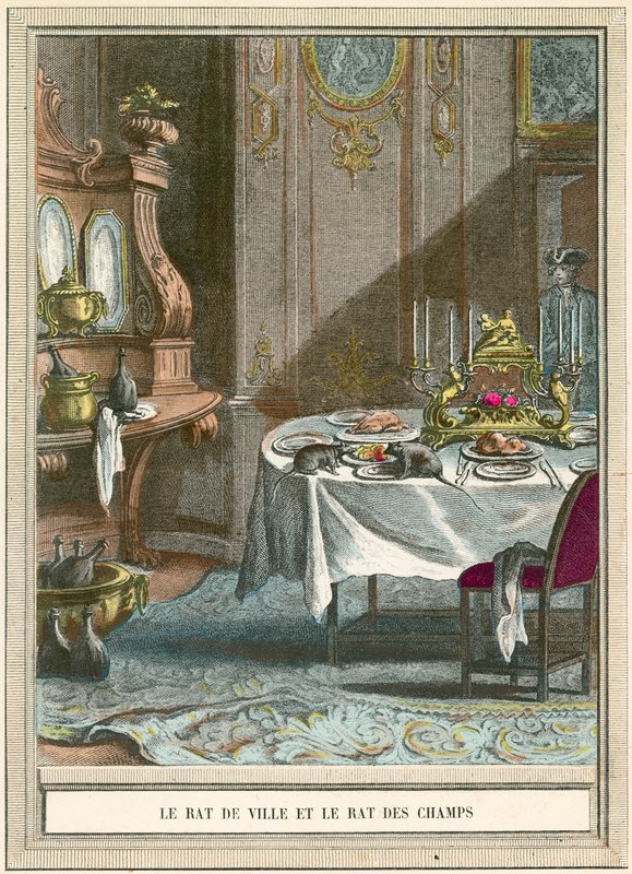 Le rat de ville et le rat des champs - French School