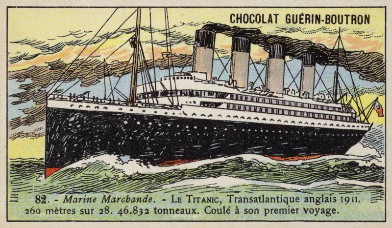 Titanic, paquebot transatlantique britannique - French School