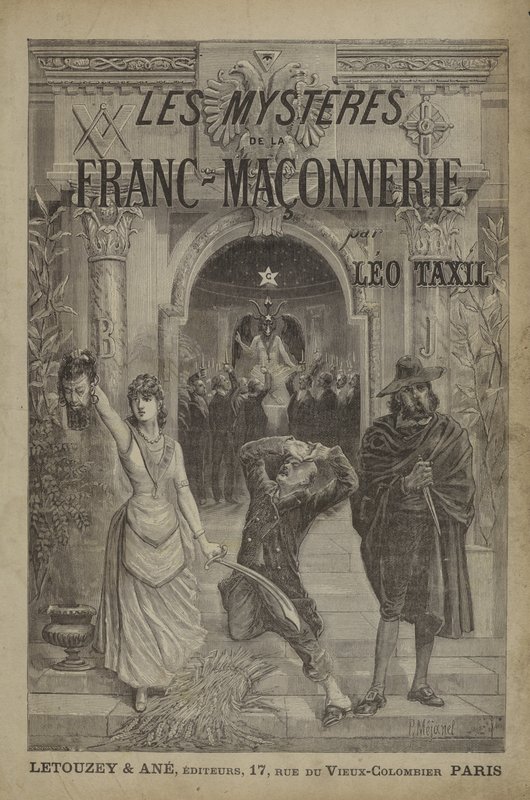 Page de titre pour Les Mystères de la Franc-Maçonnerie Dévoilés - French School