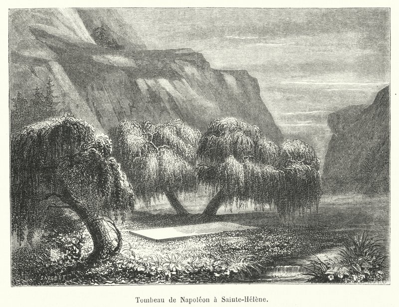 Tombeau de Napoléon à Sainte-Hélène - French School