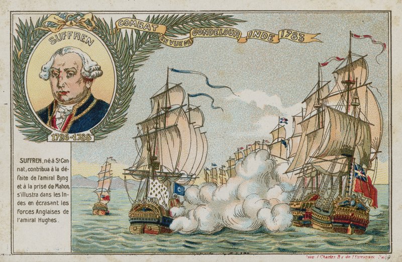 Carte de commerce avec une image d