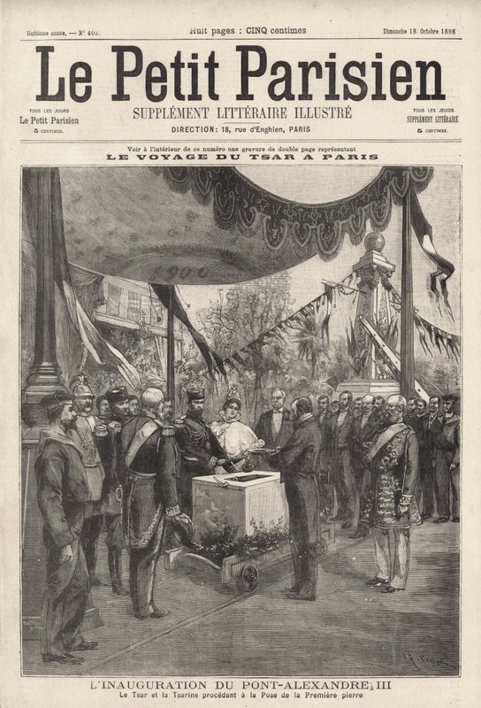 Le tsar Nicolas II et la tsarine Alexandra de Russie lors d