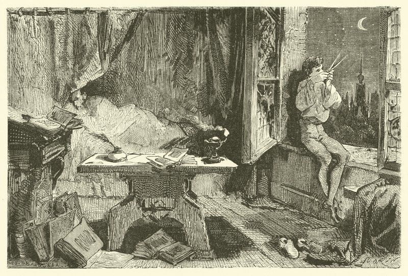Tycho Brahe mesurant la distance qui sépare les étoiles - French School