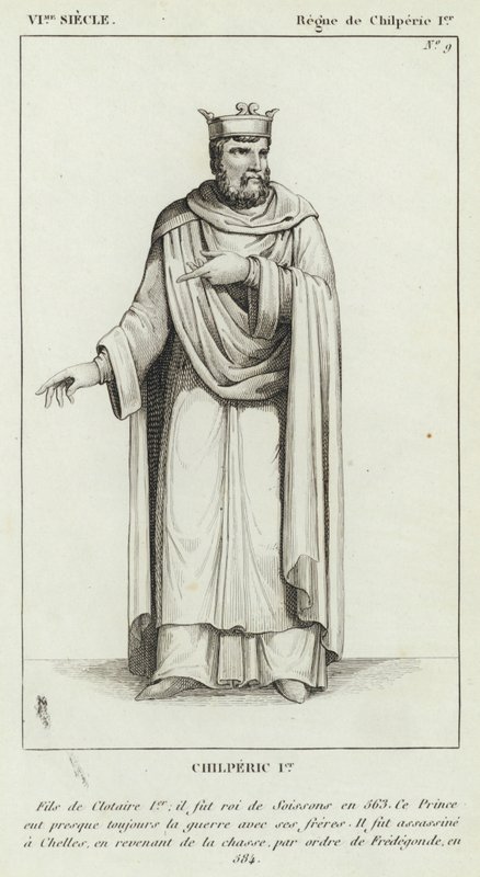 VIe siècle, Règne de Chilpéric Ier, Chilpéric Ier - French School