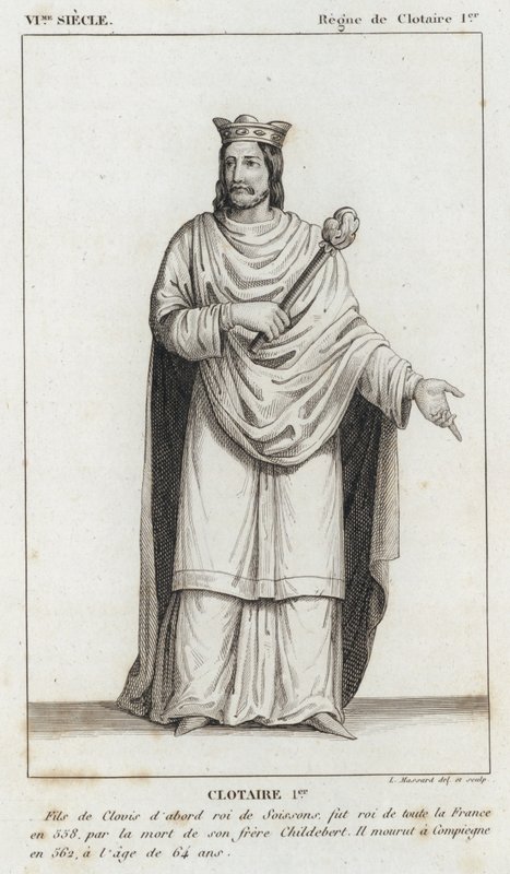 VIe siècle, Règne de Clotaire Ier, Clotaire Ier - French School