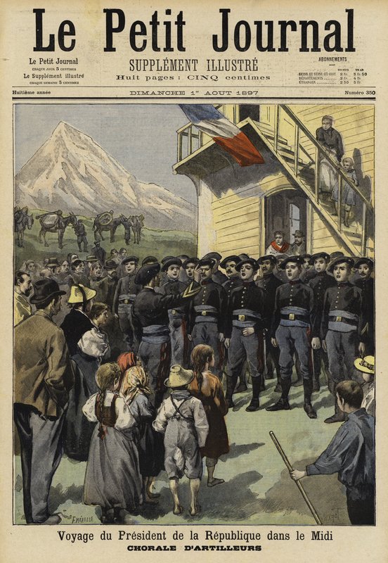 Visite du président français Félix Faure au Midi, 1897 - French School