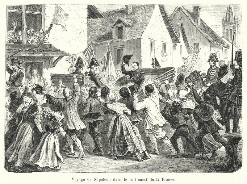 Voyage de Napoléon dans le sud-ouest de la France - French School