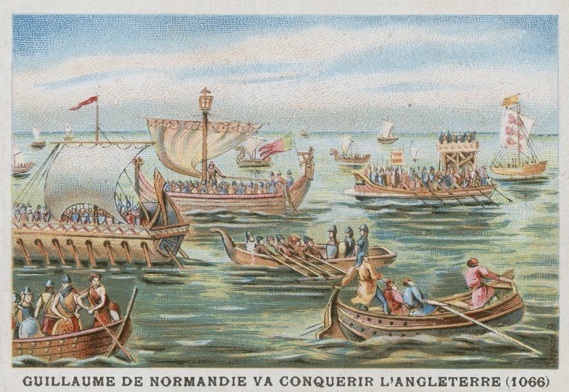 Guillaume le Conquérant en route pour conquérir l