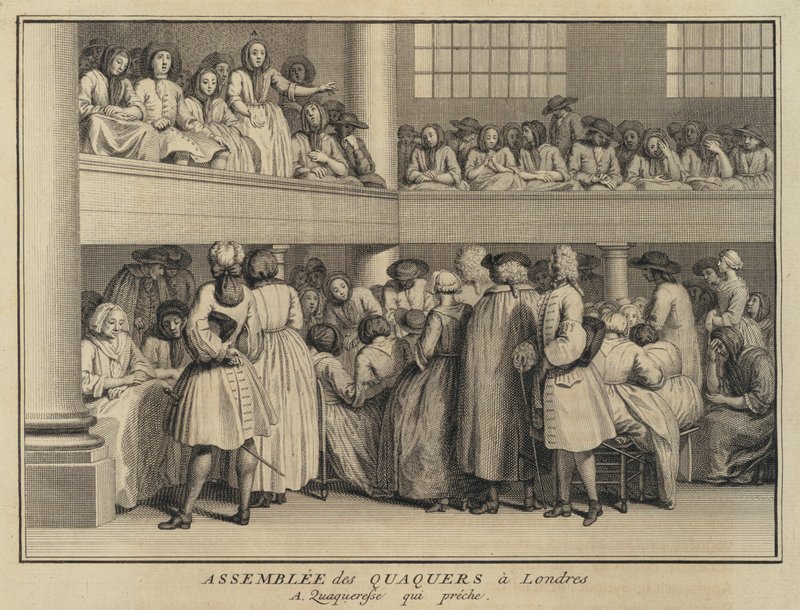 Femme prêchant lors d