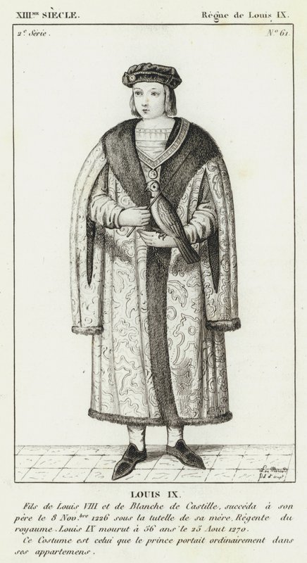 XIIIe siècle, règne de Louis IX, Louis IX - French School