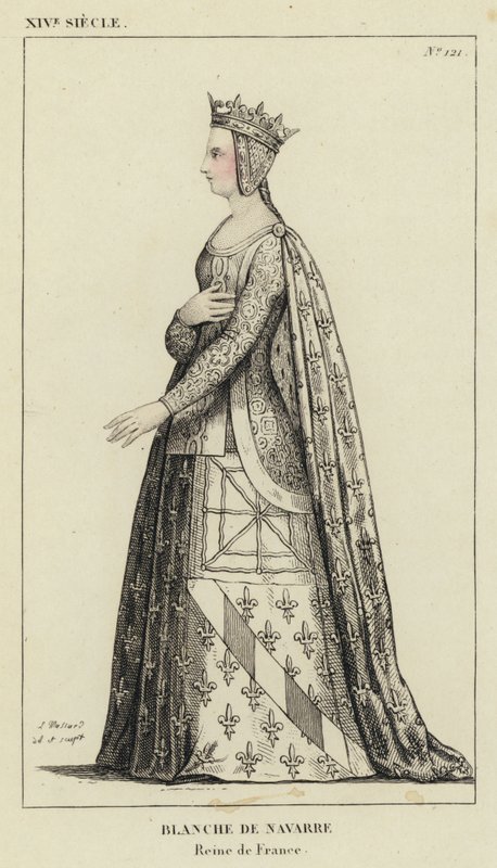XIVe siècle, Blanche de Navarre, Reine de France - French School