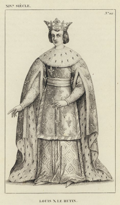 XIVe siècle, Louis X le Hutin - French School